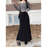 Women Retro Loose Literary Skirt